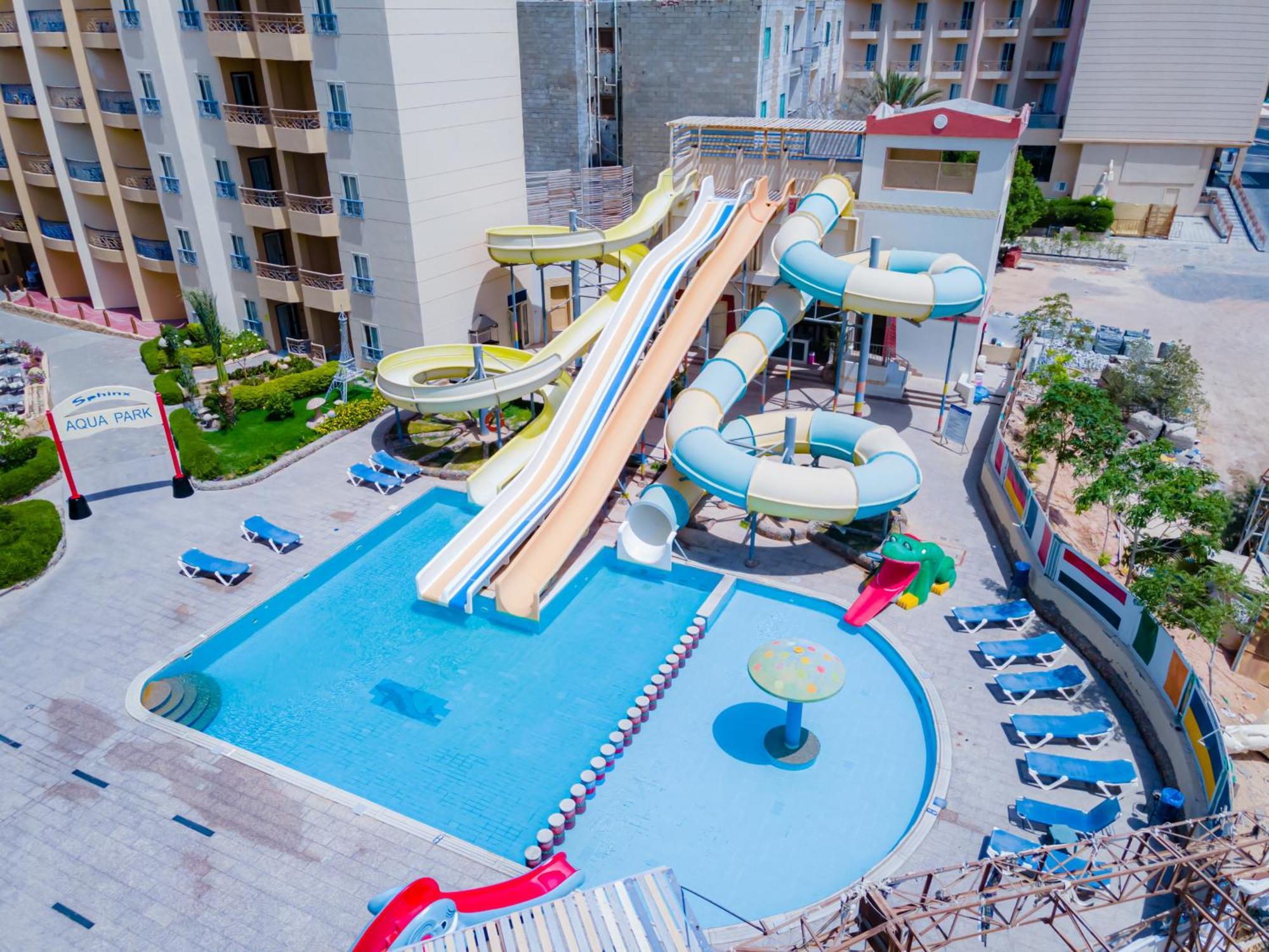Sphinx Aqua Park Beach Resort Hurghada Exterior photo